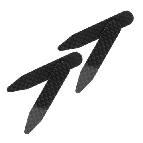 GLSTOY Men's Shirt Collar Stays 2 Pair Collar Collar Inserts for Dress Shirts Suit Collar Holders