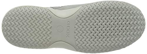Geox D Happy C, Sneakers Donna, Grigio/Bianco (Lt