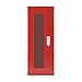 Wall Mounted Fire Extinguisher Cabinet, fit for up to 8-1/4*7-1/2*24 inches Industrial Wall Cabinet with Handle & Viewing Window, for Courtyards, Corridors, Schools, Hotel (Red, 9.8*7.8*25.9in)