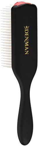 Denman Classic Styling Hair Brush Heavyweight 9 Row Delivers Extra Tension & Grip - D5 - Hair Brush for Separating, Shaping & Defining Curls - Blow-Drying, Styling & Detangling Brush