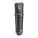 Neumann U 87 Ai MT Large-Diaphragm Multipattern Condenser Microphone (Matte Black) Bundle with Auray RF-5P-B Reflection Filter and Reflection Filter Tripod Mic Stand