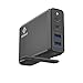 USB C Wall Charger 4-Port, with 60W & 18W USB C PD Power Delivery Adapter and 2 USB A Ports (12W)