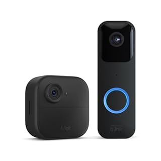 Nuova videocamera Blink (Outdoor 4) | Sistema a 1 telecamera con Sync Module Core incluso + Blink Video Doorbell (nero)