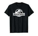 Jurassic World Black Classic Coin Logo Camiseta