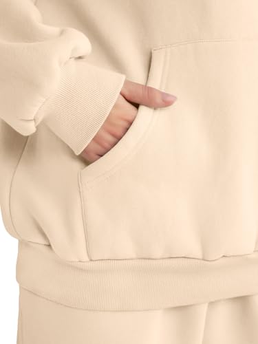 Image of AUTOMET Womens 2 Piece Lounge Sweatsuit Fall Fashion Matching Sweat Sets | Oversized Fall Hoodies & Baggy Jogger Sweatpants Fashion 2026 Outfits