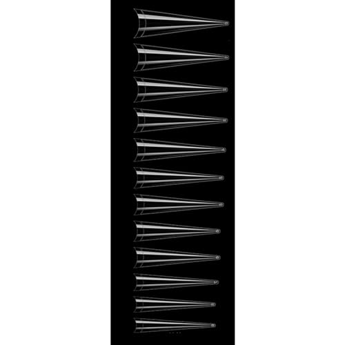 NGCG Clear Nail Tips ABS Material Half Cover Clear Extensions Tips For Salons And Home Use Half Cover Clear Extensions Tips