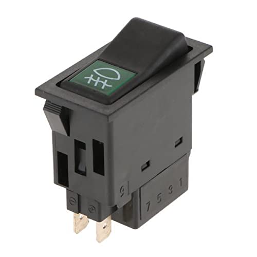 Club Bollywood® 7x4Pins Fog Light Rocker Switch On Off Control for Car Truck Engineering Train-image-49