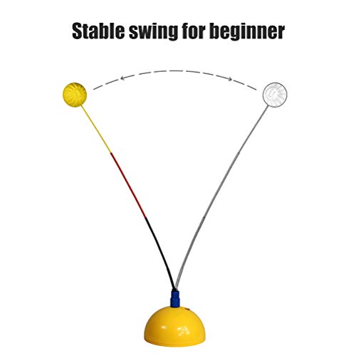 ZIXIXI Tennis Trainer Rebound Ball Tennis Trainer Set,Zelfstudie Praktijk Training Tool Training Gear voor Volwassen… - Image 5