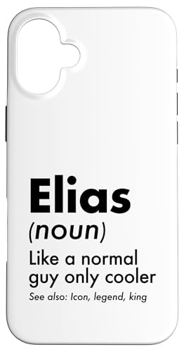 Elias Like A Normal Guy Only Cooler Legend King �t�@�[�X�g�l�[�� �X�}�z�P�[�X iPhone 16 Plus �p