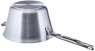 Pentole Agnelli, ALMR1165PI24, Paiolo per Polenta con Manico Tubolare Inox e Fondo per Induzione, Alluminio, Bianco