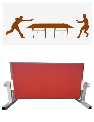 Tabla de rebote de ping pong, equipo portátil de entrenamiento de tenis de mesa para práctica en solitario, entrenador de retorno de pelota interior para autoestudio