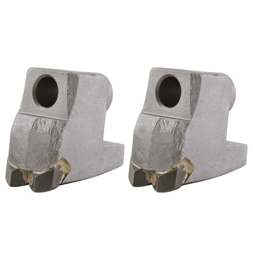 2 Pack Carbide Forestry Mulcher Teeth for FAE Cat C/3