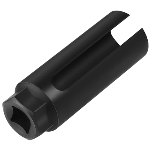 Zocipro Oxygen Sensor Socket with Side Wire Cutout, 3/8 Drive x 7/8 (22mm) 6-Point Oxygen Sensor Socket, Universal Oxygen Sensor Removal Tool for Most Car to Prevent Wire Damage (Wire Cutout 10mm)