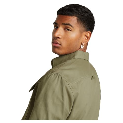Camisa G-Star Hombre CPO Regular de sarga resistente estilo militar 6