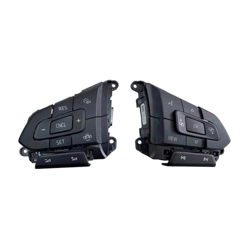 Commutateur Volant Multifonctionnel 3G0959442E pour Remplacement Commande Golf 8 Jetta 7 Tiguan