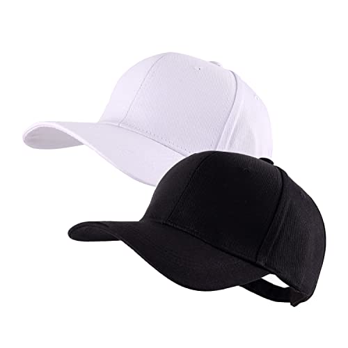 Image of LANGZHEN Unisex Baseball Cap 100% Cotton Fits Men Women Washed Denim Adjustable Dad Hat