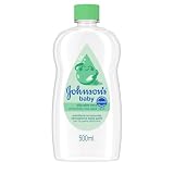 Johnson's Baby Olio Neonato Aloe Vera, Idratante e Delicato, 500 ml