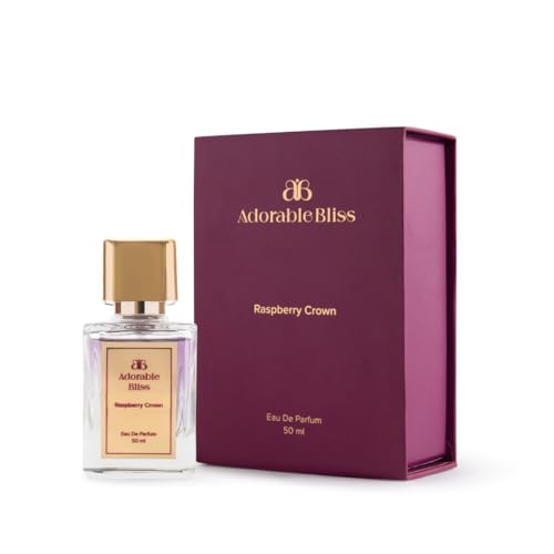 Image of Raspberry Crown Eau De Parfum 50ML | Unisex Fragrance with Lush Raspberry & Warm Vanilla Notes | Long-Lasting | Luxury Gift for Him & Her | Ideal for Everyday, Casual Dates & Parties