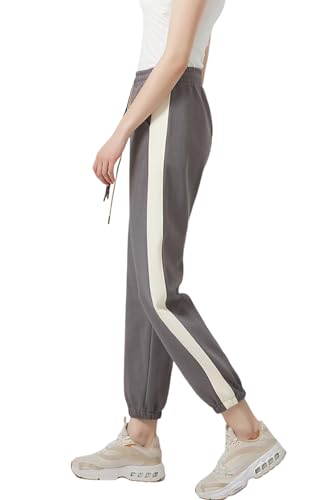 X-KEEP Damen Sporthose, Jogginghose mit Taschen, High Waist...