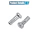 X AUTOHAUX 36pcs 14G J Bend Bicycle Galvanized Spokes 130mm 5.12