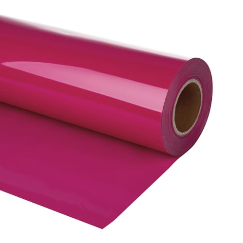 guangyintong Heat Transfer Vinyl Matte Rose Red Iron on Vinyl 12" x 10FT