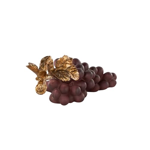 Estatua decorativa de uvas púrpuras de 14 x 5 x 6 pulgadas miniatura 7