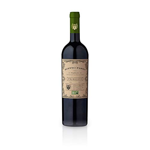 Doppio Passo Bio Primitivo Puglia IGT 2019 - CVCB | halbtrockener Rotwein | italienischer Bio Wein aus Apulien | 1 x 0,75 Liter Cover