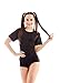 Rearz - Snap Crotch Bodysuit - Black (Large)