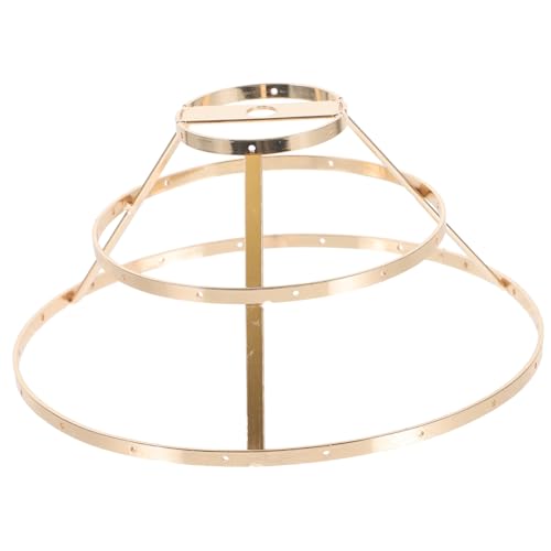 Cadre de lampe à trois couches pour réparer ou fabriquer un abat-jour stable de 19cm