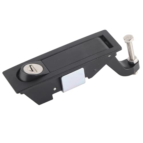 Zinc Alloy Adjustable Lever Compression Latch with Lock for RV Marine Boat Cabinet Toolbox