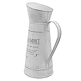 Ce fer pot de fleur adopter un unique bouilloire en forme de conception, très créatif et élégant.