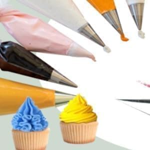 Miniatura 7 de 7 boquillas de tubería de glaseado, de acero inoxidable con volantes rusos para tuberías de glaseado, boquillas de tuberías de falda Bobbi,