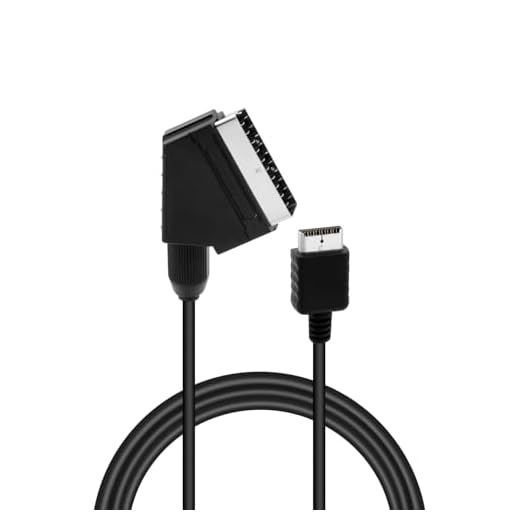 Gam3Gear Real RGB Scart-Kabel AV-Anschlusskabel für PS3 PS2 PS 1 One (PAL) - NICHT für HDMI