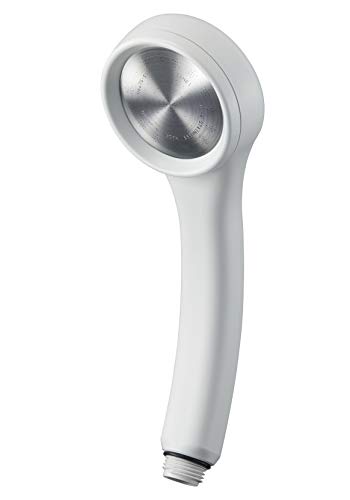 SANEI PS310-80XA-WA2 Rainy Basic Shower Head Water Saving Rate 40% Ultra Fine Water Flow Increases Momentum Stainless Steel Shower Plate White Made in Japan