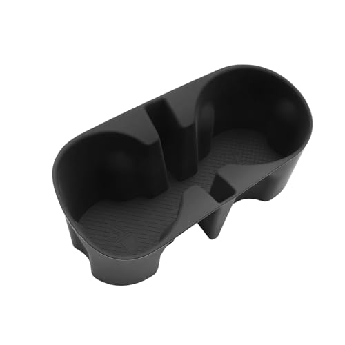 Image of CDEFG for 2023-2025 2026 GMC Canyon / 2023-2026 Chevy Colorado Center Console Cup Holder Organizer Insert TPE Accessories- Fits Canyon /Colorado