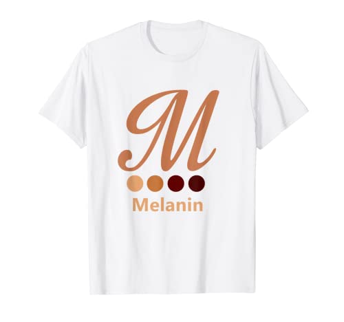 Melanin Skin Shades para mujer, Black Pride Camiseta