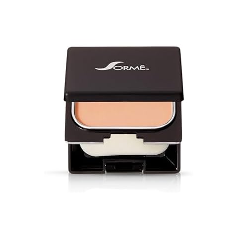 SORMÉ Believable Wet & Dry Finish Powder Foundation - Fragrance Free with Vitamin C - Hydrating, Rejuvenating with Alpha Hydroxy - Medium to Full Coverage - Flawless, Youthful & Dewy Finish - 25ml Cover