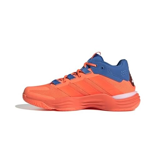 adidas Courtstabil Indoor Performance Shoes, Calzado Deportivo Hombre, Team Solar Orange/Team Solar Orange/Bright Royal, 43 1/3 EU