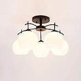 Design moderne et élégant, décoration de maison exquise, ce lustre contemporain décoratif à plusieurs lumières pour meubles contemporains est très approprié pour la chambre à coucher, le bureau, la table à manger, le bar, etc.
