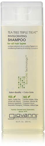 Giovanni Tea Tree Triple Treat Shampoo - 250 ml , 2 Pack