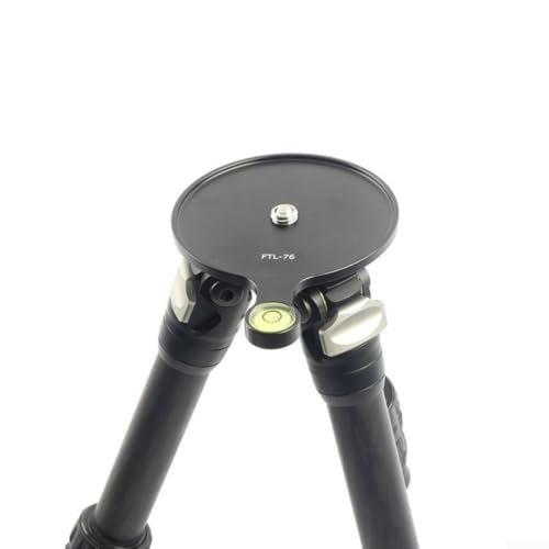 Linhexis Bańka ABS do statywu do statywu 48 mm, 60 mm, 76 mm, do poziomicy, akcesoria, czarne, lekkie, do stabilizacji fotografii, wideo w podróży, 76 mm