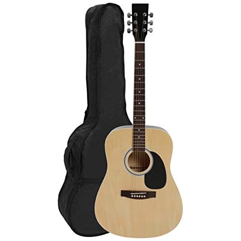 NAVARREZ NV32 Acoustic guitar natural incl. Gig Bag Cover