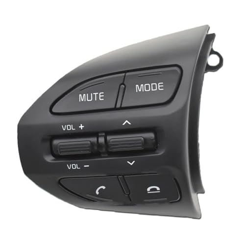 Boutons audio de volant Kia Rio contrôle musique et navigation blanc