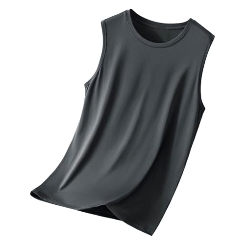 [Rexzo] インナーシャツ メンズ 冷感 タンクトップ 吸汗速乾 接触冷感 肌着 メンズ 半袖 下着 コットン Uネックノースリーブ 防菌防臭 吸水速乾 タンクトップ 黒 薄手 無地 軽量 インナー ビジネス カジュアル スポーツ 無地のサムネイル