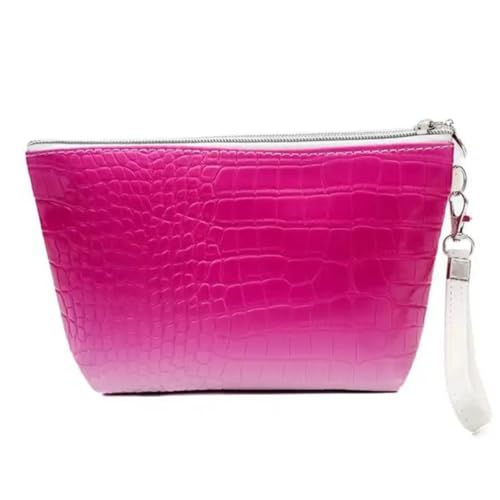 Bolsa Necessaire Executiva Bolsinha Viagem Maquiagem Couro Sintético Pincel Estojo Feminino Passeio