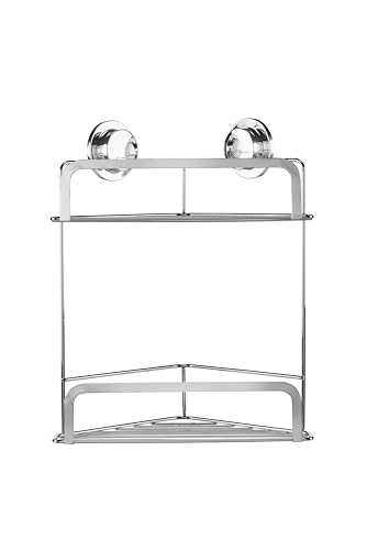 Panier de douche en acier doux argent taille unique Croydex