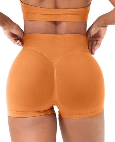 Image of VOYJOY Women Workout Impact Shorts 2.5 inch / 3.6 inch / 4.5 inch / 6 inch Scrunch Butt Booty | Tummy Control, High Waisted, Bike Short, Gentle Compression, for Women