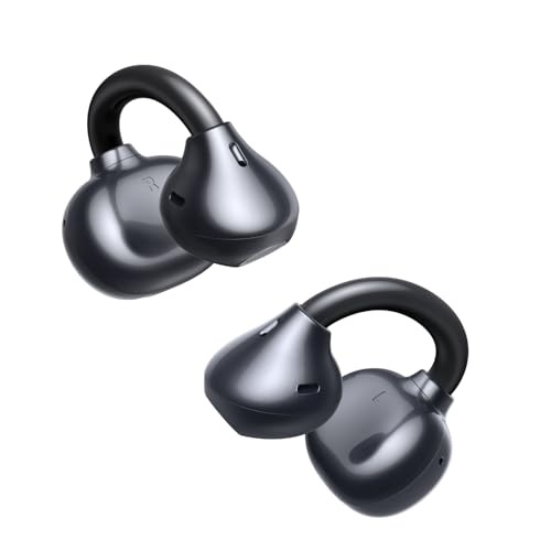 UGREEN ClipBuds Open-Ear Kopfhörer mit 4 Mikrofonen ENC Geräuschunterdrückung, 30 Stunden Akku, Bluetooth 6.0, APP-Unterstützung, IPX5 Wasserschutz, Raumklang und Gerätedoppelverbindung