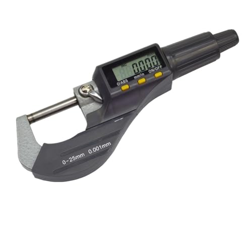 Micromètre extérieur numérique 0-25 mm outil mesure épaisseur micrométrique