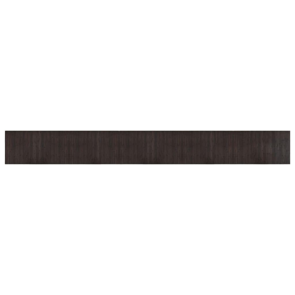 vidaXL Rug, Floor Carpet for Living Room Bedroom Hallway, Area Rug for Decorative, Waterproof Anti-slip Floor Rug, Rectangular Dark Brown Bamboo โ image 1